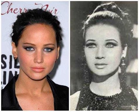 jennifer lawrence doppelgangers from history.